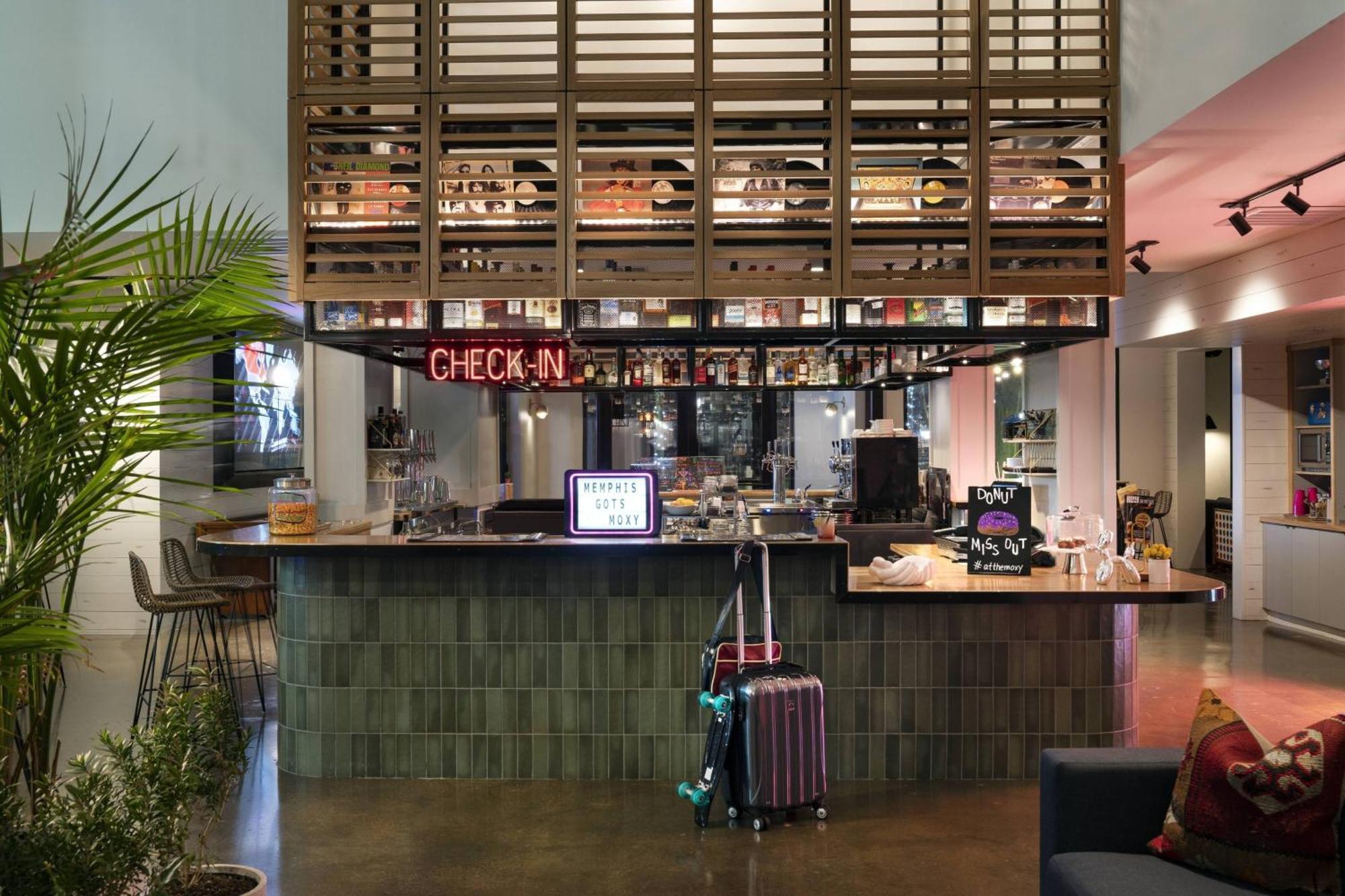Moxy Memphis Downtown Hotell Exteriör bild